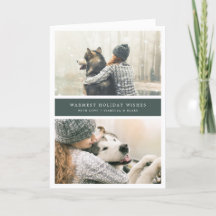 Twice As Nice Folded Holiday Card