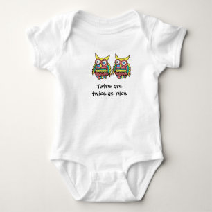 Twice as nice Owl Baby creeper
