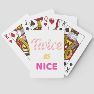 Twice As Nice Twice Kpop Christmas Playing Cards