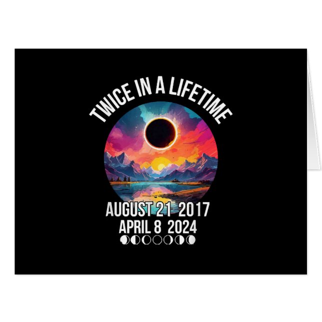 Twice in a Lifetime April 08 April 2024 GIft For (Front Horizontal)