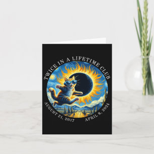 Twice In A Lifetime Club Totality Solar Eclipse 20 Card