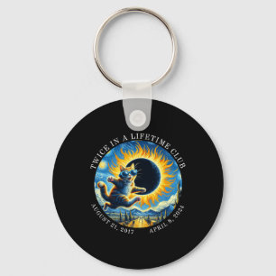 Twice In A Lifetime Club Totality Solar Eclipse 20 Key Ring