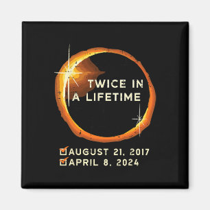 Twice In A Lifetime Total Solar Eclipse 2024 Men W Magnet