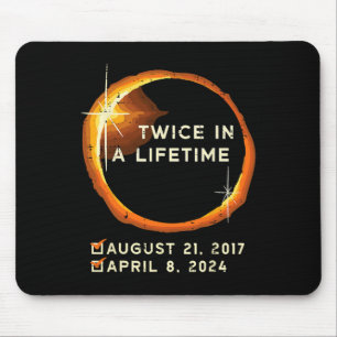 Twice In A Lifetime Total Solar Eclipse 2024 Men W Mouse Pad
