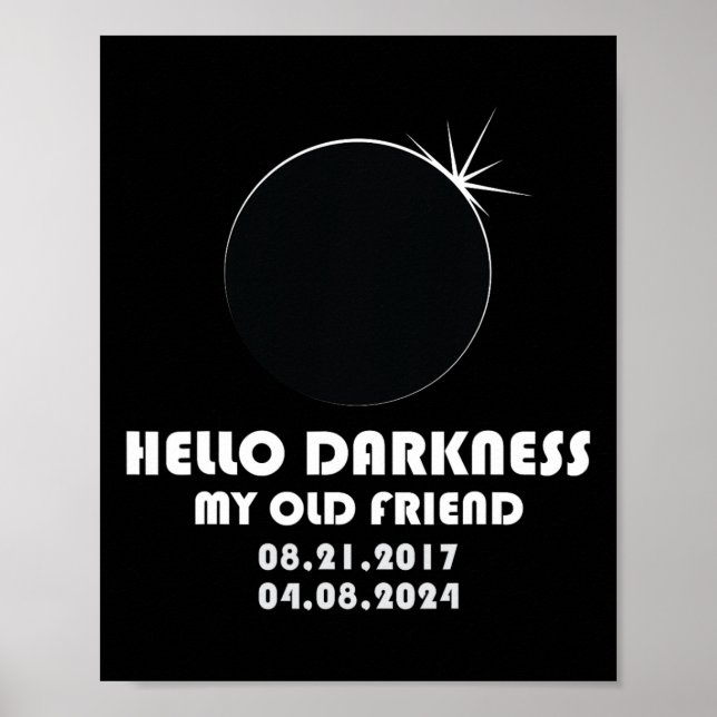 Twice In A Lifetime Total Solar Eclipse 2024  Poster (Front)