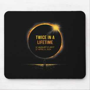 Twice In A Lifetime Total Solar Eclipse Spring Apr Mouse Pad