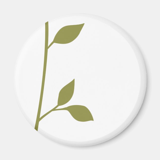 Twig and Leaf Magnet (Front)