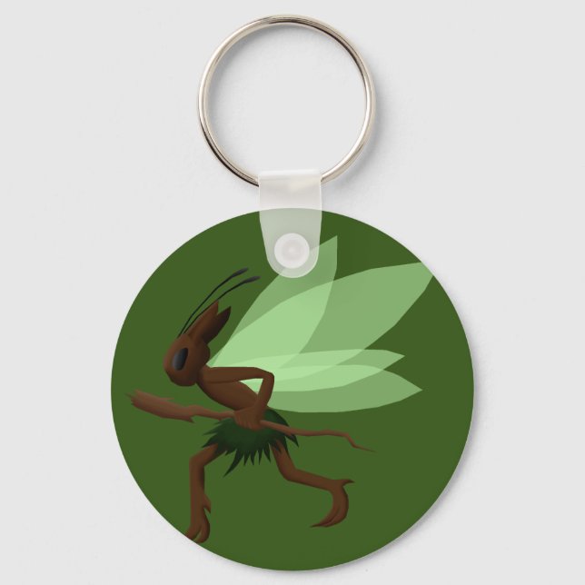 Twig Fairy Key Ring (Front)