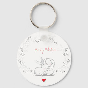 Twigs And Rabbits Key Ring