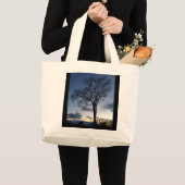 Twilght at the Tree in Winter Tote Bag (Front (Product))