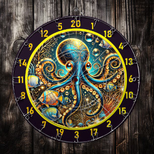 Twilight Abyss Octopus Dartboard