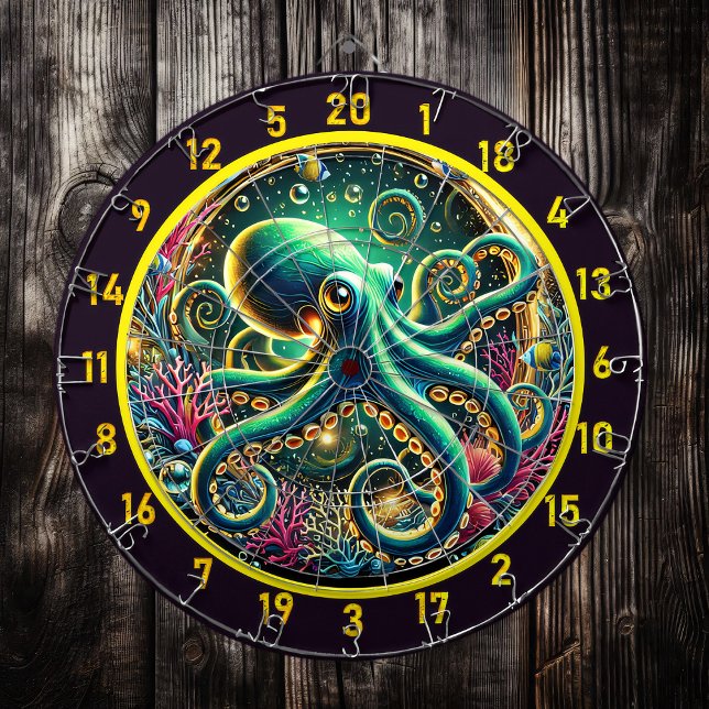 Twilight Abyss Octopus Dartboard (Creator Uploaded)