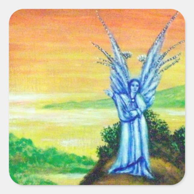 TWILIGHT ANGEL SQUARE STICKER (Front)