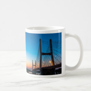 Twilight At Bill Emerson Bridge Coffee Mug