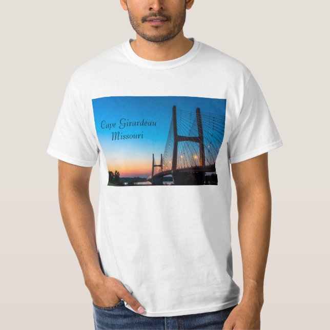 Twilight At Bill Emerson Bridge T-Shirt (Front)