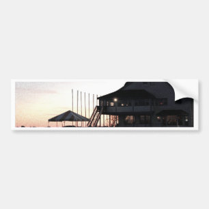 Twilight at lake waterfront, Kingston, Ontario Bumper Sticker