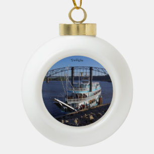 Twilight ball or snowflake ornament