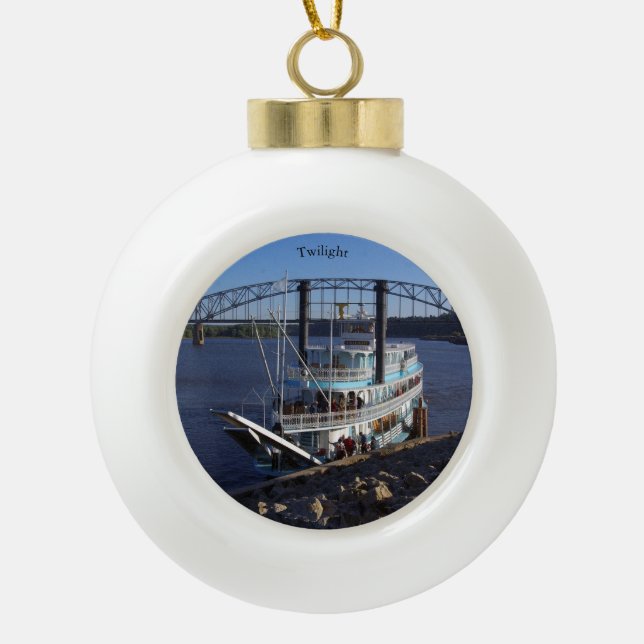 Twilight ball or snowflake ornament (Front)