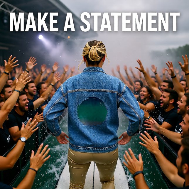 Twilight Beneath the Waves Denim Jacket (Creator Uploaded)