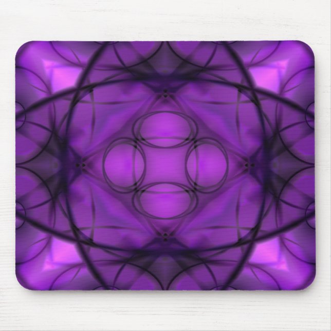 Twilight Bloom Mouse Pad (Front)