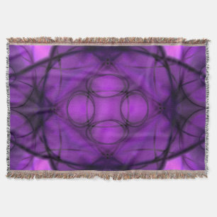 Twilight Bloom Throw Blanket