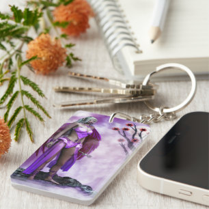 Twilight Blossom Fairy Key Ring