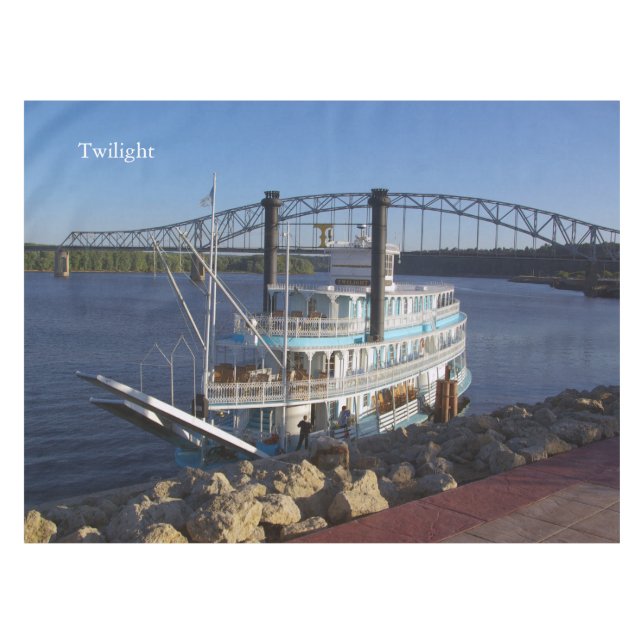 Twilight bow table cloth (Front (Horizontal))