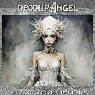 Twilight Bride Marie - Decoupage - Tissue Paper