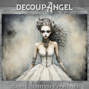 Twilight Bride Viviana - Decoupage - Tissue Paper