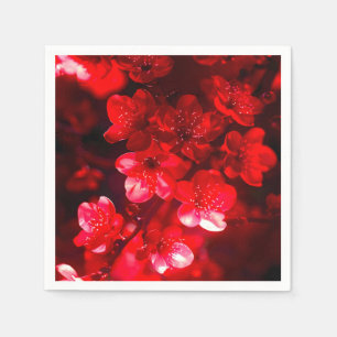 Twilight Cherry Blossom Glow Napkin