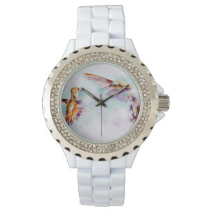 Twilight Dancers Hummingbird Print Watch