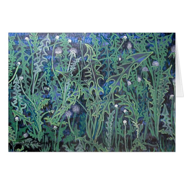 Twilight Dandelions (Front Horizontal)