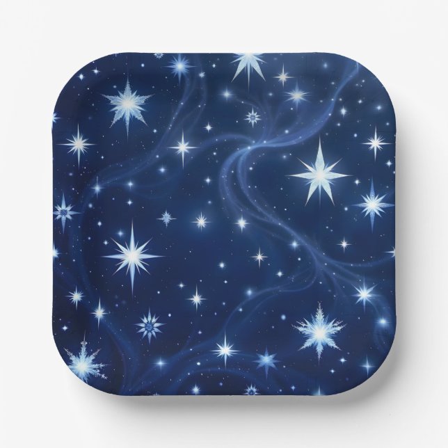 Twilight Drift Paper Plate (Front)
