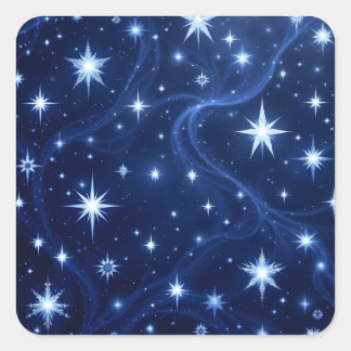 Twilight Drift Square Sticker