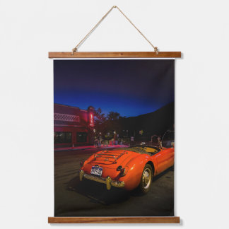 Twilight Drive – Classic MG in Glenwood Springs Hanging Tapestry