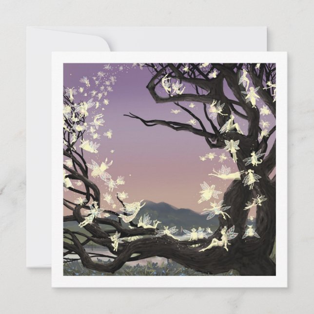 Twilight Faeries Invitations (Front)