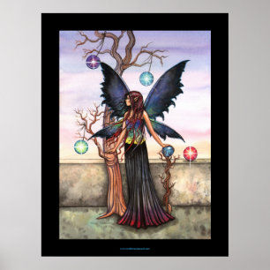 Twilight Fairy, Faerie Art Poster Print