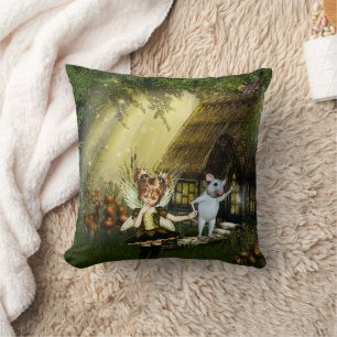 Twilight Fairy Haven Cushion