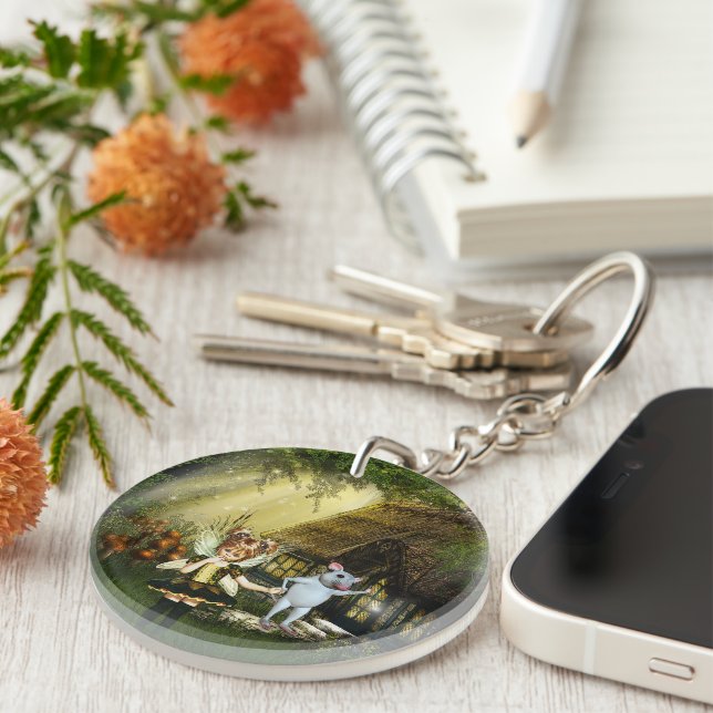 Twilight Fairy Haven Key Ring (Front Right)