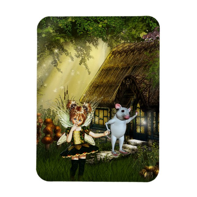 Twilight Fairy Haven Magnet (Vertical)
