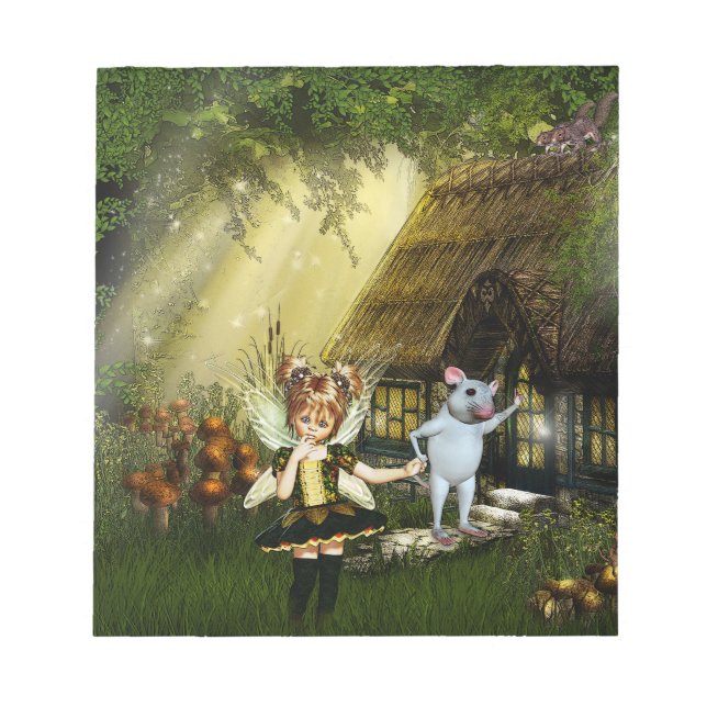 Twilight Fairy Haven Notepad (Front)