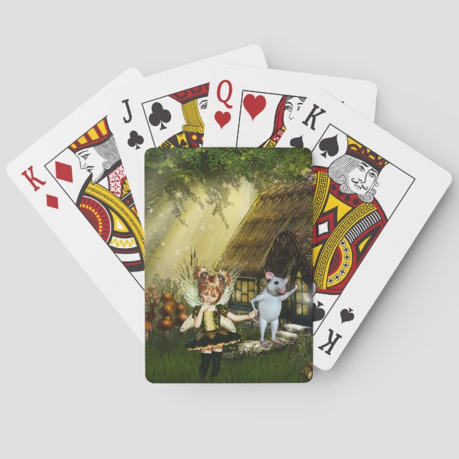 Twilight Fairy Haven Playing Cards (Back)