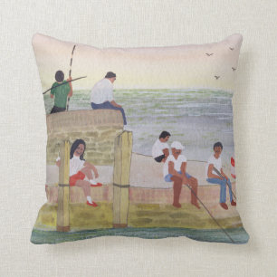 Twilight Fishing 1988 Cushion