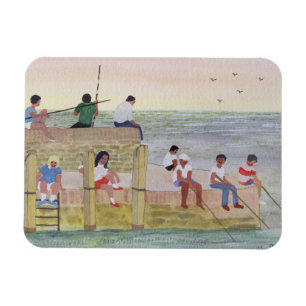 Twilight Fishing 1988 Magnet