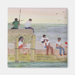 Twilight Fishing 1988 Magnet