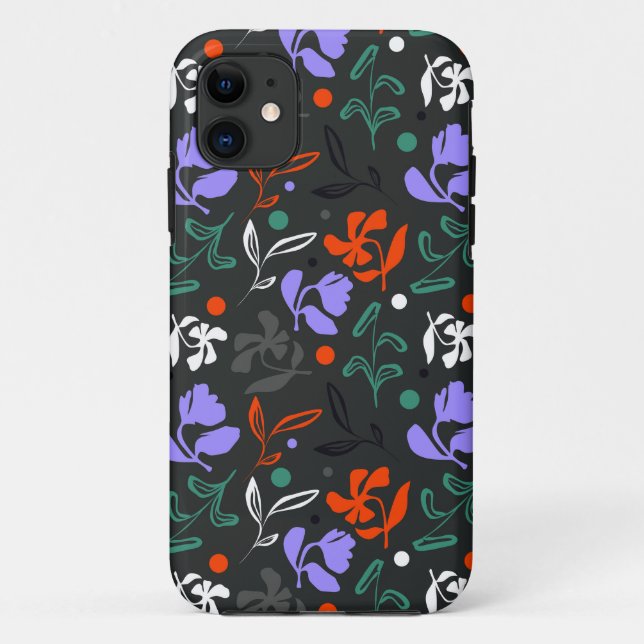 Twilight Flora Case-Mate iPhone Case (Back)