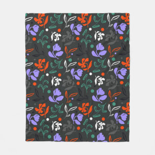 Twilight Flora Fleece Blanket