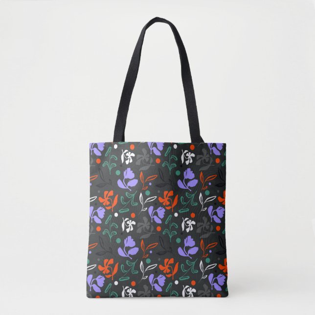 Twilight Flora Tote Bag (Front)