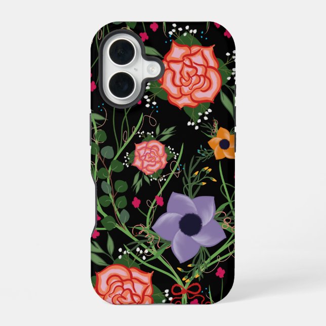 Twilight Garden iPhone 16 Case (Back)