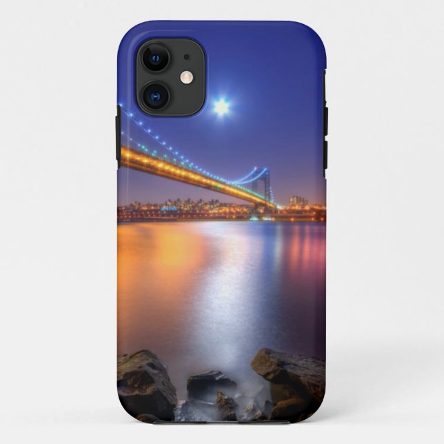 Twilight, George Washington BridgePalisades, NJ. Case-Mate iPhone Case (Back)